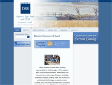 Tablet Screenshot of dariensummerschool.com